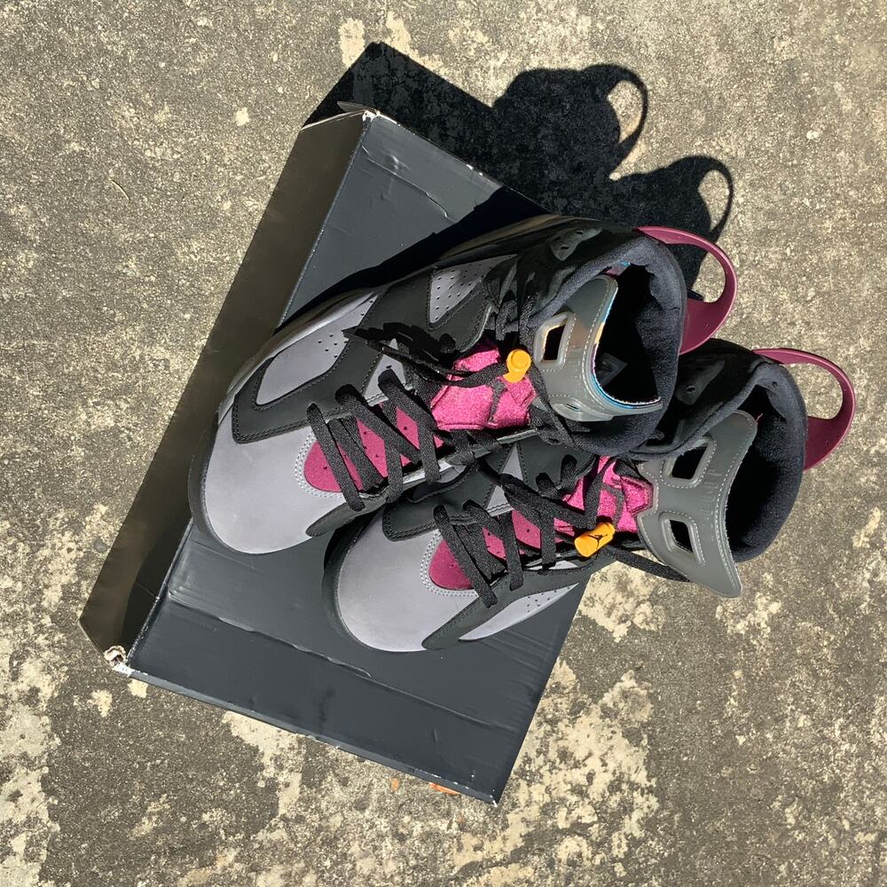 Size 12 - Air Jordan 6 Retro Bordeaux CT8529-063 Black Grey Maroon